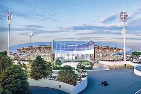 महादेव की थीम पर बनेगा वाराणसी का अंतरराष्ट्रीय क्रिकेट स्टेडियम, आधा चांद सा शिखर, त्रिशूल जैसी फ्लडलाइट