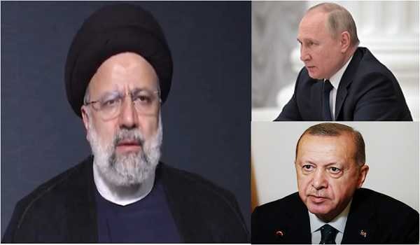 ईरान के राष्ट्रपति रायसी ने रूस और तुर्किये के राष्ट्रपतियों से गाजा पर इजरायली हमलों को रोकने का किया आग्रह