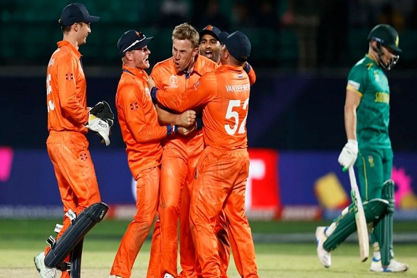 विश्व कप क्रिकेट : तीन दिनों में दूसरा बड़ा उलटफेर, एसोसिएट टीम नीदरलैंड्स से पिटा दक्षिण अफ्रीका