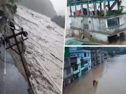 सिक्किम में बाढ़ से तबाही1