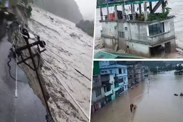 सिक्किम में बादल फटने से भारी तबाही, बाढ़ में सेना के 23 जवान लापता, सर्च ऑपरेशन जारी   