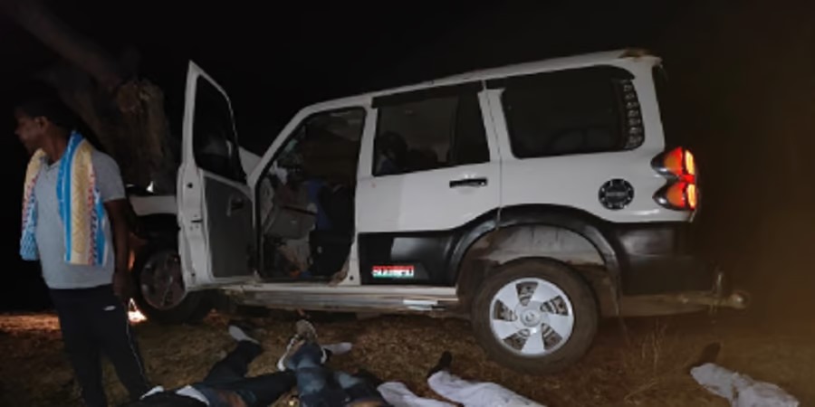 झारखंड : बारातियों से भरा वाहन पेड़ से टकराया, पांच लोगों की दर्दनाक मौत, दो घायल