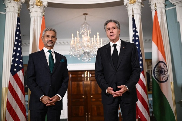 टू प्लस टू मीटिंग में ब्लिंकन व जयशंकर बोले – भारत व अमेरिका मिलकर कर रहे भविष्य का निर्माण
