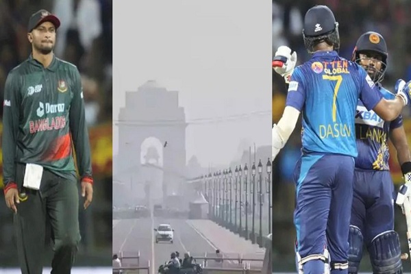दिल्ली का वायु प्रदूषण बना खलनायक – रद हो सकता है श्रीलंका और बांग्लादेश का क्रिकेट विश्व कप मुकाबला