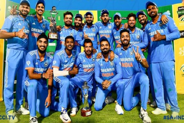 संजू के पहले शतकीय प्रहार के बाद अर्शदीप चमके, भारत ने दक्षिण अफ्रीका के खिलाफ जीती एक दिनी सीरीज