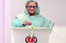 बांग्लादेश में आम चुनाव के लिए  42,000 से अधिक मतदान केंद्रों पर वोटिंग जारी, बीएनपी ने किया बहिष्कार