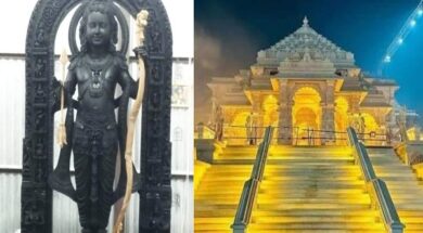 राम मंदिर में राम लला विराजमान
