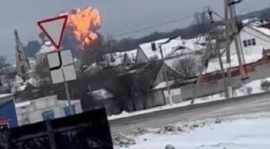 रूसी विमान दुर्घटनाग्रस्त