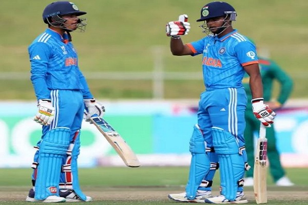 ICC अंडर19 विश्व कप : सचिन-उदय के सहारे गत चैम्पियन भारत लगातार 5वीं बार फाइनल में, मेजबान दक्षिण अफ्रीका बाहर