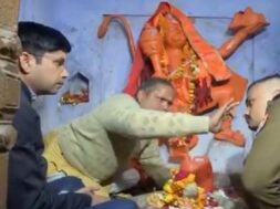 डीएम व एसपी ने की संभल मंदिर में पूजा