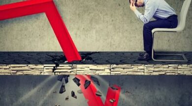 शेयर बाजार धड़ाम