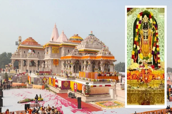 अयोध्या: रामलला प्राण प्रतिष्ठा की पहली सालगिरह आज, दूल्हन की तरह सजी राम नगरी, मुख्यमंत्री योगी करेंगे महाआरती