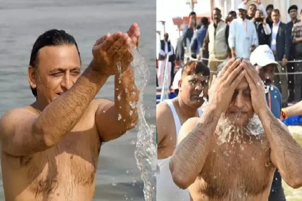 सपा प्रमुख अखिलेश यादव ने संगम में लगाई 11 बार डुबकी, हर डुबकी में छिपा है राज