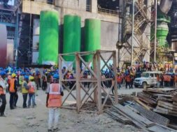 पन्ना सीमेंट फैक्ट्री में हादसा