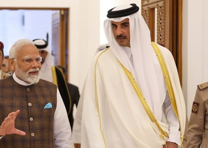 प्रधानमंत्री मोदी ने कतर के अमीर के साथ हैदराबाद हाउस में की बैठक, कई अहम मुद्दों पर सहमति