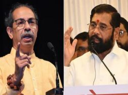 उद्धव ठाकरे व एकनाथ शिंद