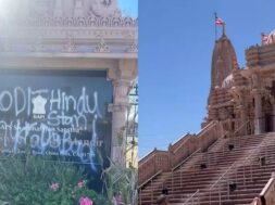 कैलिफोर्निया-में-baps-हिंदू-मंदिर-में-तोड़फोड़