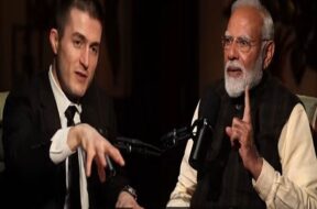 लेक्स फ्रिडमैन व पीएम मोदी