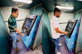 चलती ट्रेन में कैश निकासी की सुविधा