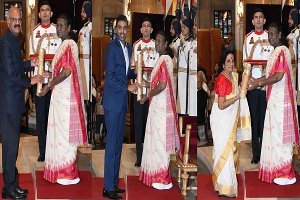 राष्ट्रपति द्रौपदी मुर्मु ने देश की 71 विभूतियों को पद्म पुरस्कारों से किया सम्मानित