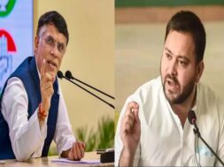 पवन खेड़ा व तेजस्वी यादव