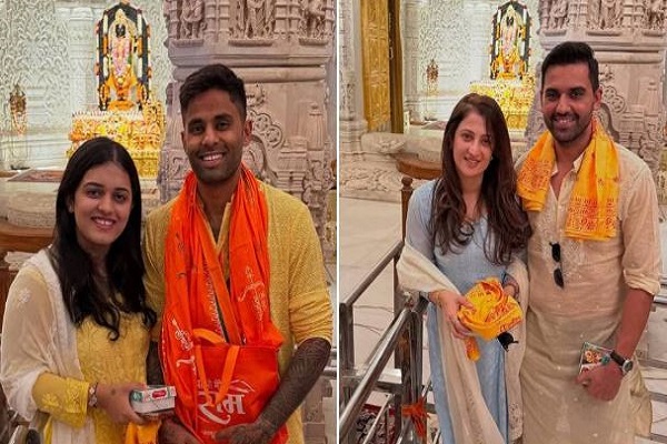 आईपीएल-18 : मुंबई इंडियंस की टीम अयोध्या पहुंची, खिलाड़ियों ने रामलला के दर्शन किए