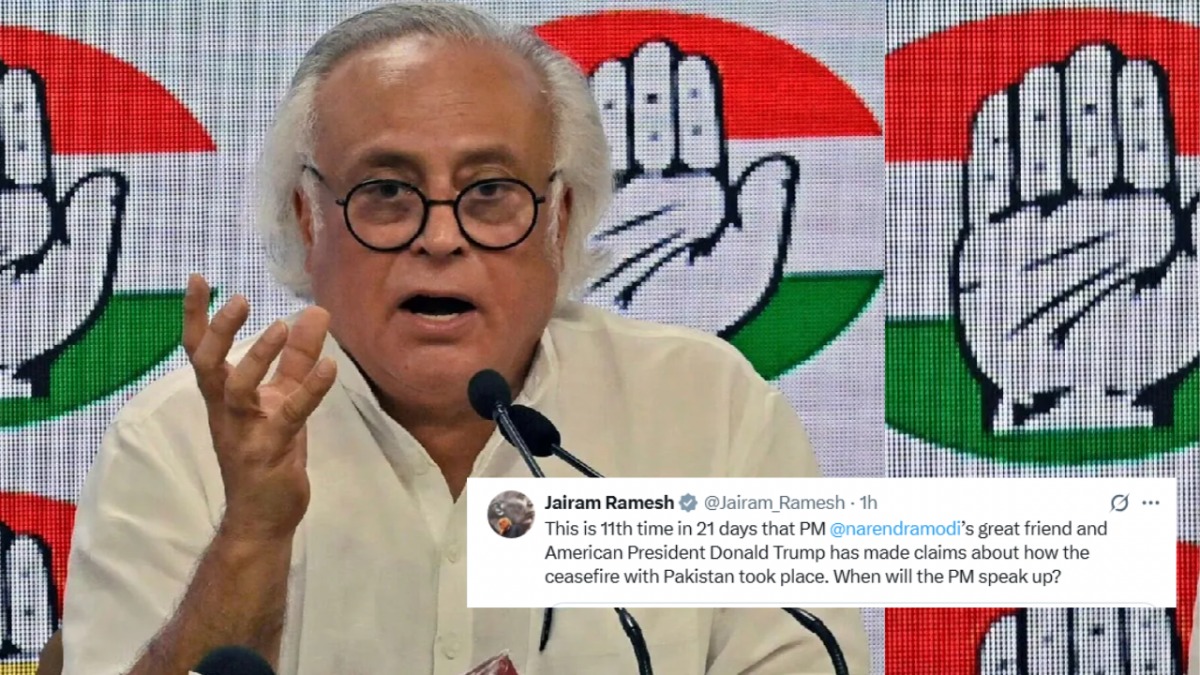 ट्रंप के दावे पर बोली कांग्रेस – ‘डोनाल्ड भाई’ ने 11वीं बार किया संघर्षविराम का दावा, कब बोलेंगे PM