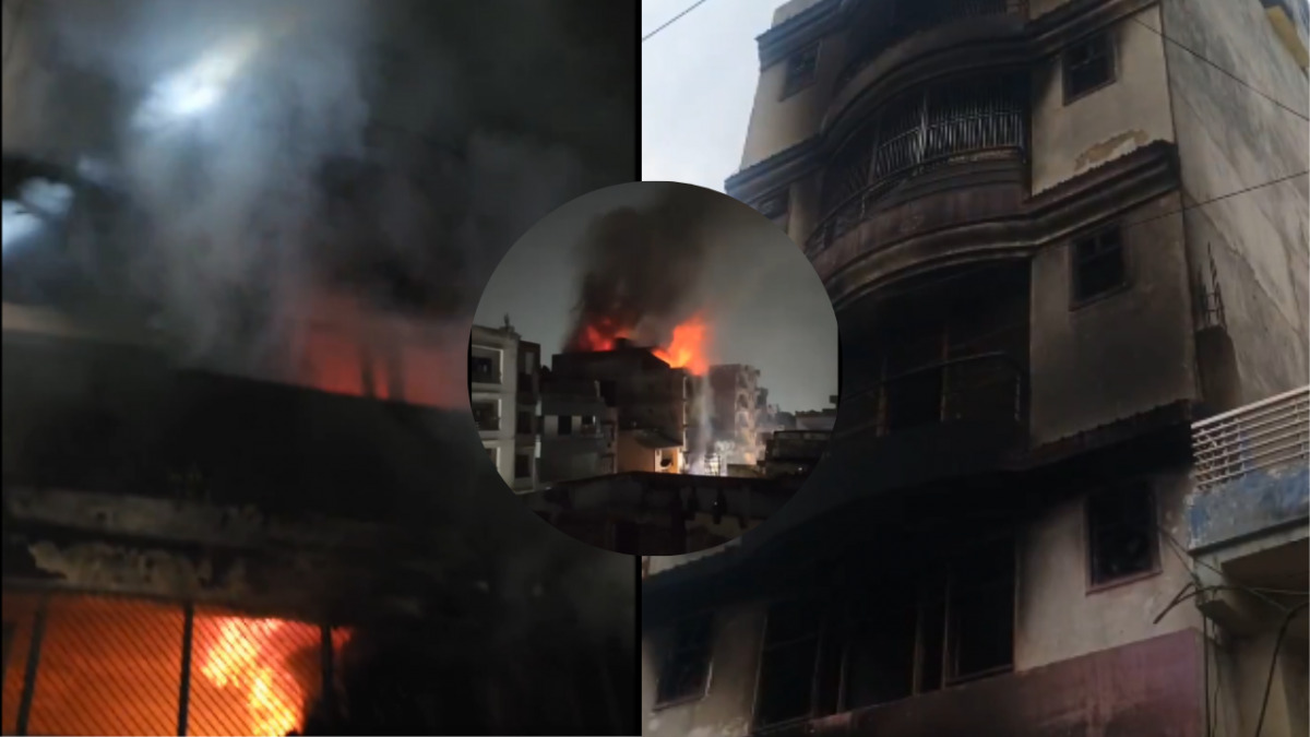 कानपुर में बड़ा हादसा: बहुमंजिली इमारत में लगी भीषण आग, एक ही परिवार के पांच सदस्यों की मौत
