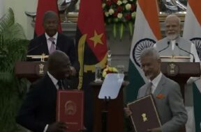 अंगोला के राष्ट्रपति संग पीएम मोदी