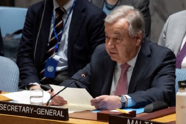 UN महासचिव गुटेरेस का आग्रह – भारत व पाकिस्तान अधिकतम संयम बरतें और तनाव दूर करें