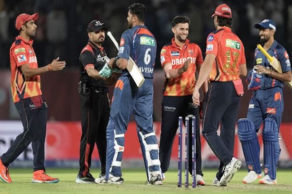 आईपीएल-18 : पंजाब किंग्स दूसरे स्थान पर उछला, प्रभसिमरन व अर्शदीप के सामने LSG 37 रनों से परास्त