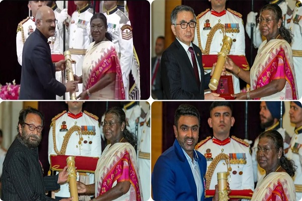 साध्वी ऋतंभरा, शारदा सिन्हा, शोभना चंद्रकुमार… राष्ट्रपति मुर्मू ने 57 विभूतियों को पद्म पुरस्कारों से किया सम्मानित