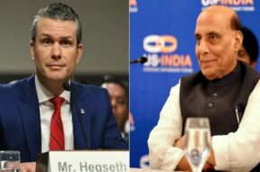 पीट हेगसेथ व राजनाथ