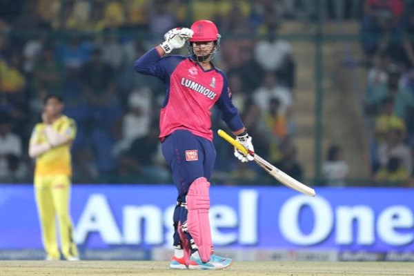 आईपीएल-18 : राजस्थान रॉयल्स ने जीत के साथ ली विदाई, CSK को 6 विकेट से दी मात