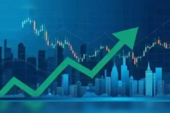 शेयर बाजार में उछाल