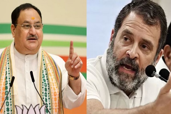 केंद्रीय मंत्री जेपी नड्डा का राहुल गांधी पर पलटवार, बोले – ‘सरेंडर’ कांग्रेस की डिक्शनरी में है