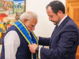 पीएम मोदी को साइप्रस का सर्वोच्च सम्मान