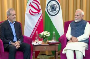 पीएम मोदी व ईरानी राष्ट्रपति