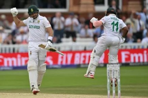 WTC फाइनल : शतकवीर मार्करम व कप्तान बावुमा ने पलटी बाजी, दक्षिण अफ्रीका खिताबी जीत की देहरी पर