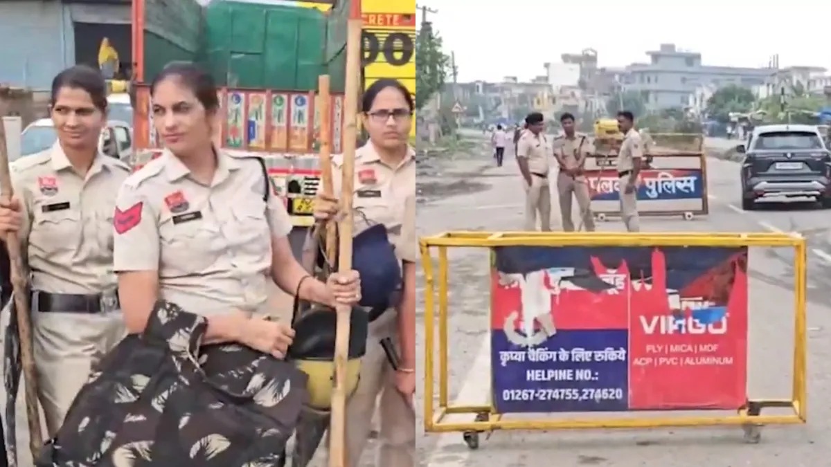 हरियाणा के नूंह में बृजमंडल यात्रा से पहले इंटरनेट और एसएमएस सेवाएं बंद, 2500 सुरक्षाकर्मी तैनात, ड्रोन से हो रही निगरानी