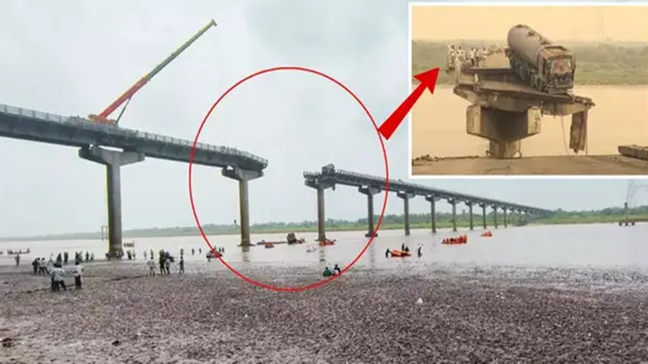 वडोदरा पुल हादसा: महिसागर नदी से 2 और शव बरामद, मरने वालों की संख्या 13 पहुंची, सर्च ऑपरेशन जारी