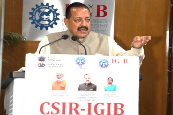 ‘नेशनल बायोबैंक’ से अब हर भारतीय को मिलेगा व्यक्तिगत इलाज : डॉ. जितेंद्र सिंह