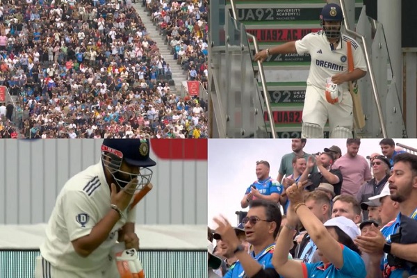 मैनचेस्टर टेस्ट : पैर में फ्रैक्चर लेकर बल्लेबाजी करने उतरे ऋषभ पंत, 90वां छक्का जड़कर सहवाग की बराबरी की