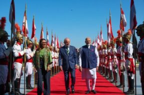 ब्रासीलिया में गार्ड ऑफ ऑनर