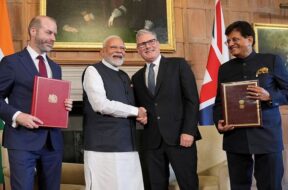 भारत-ब्रिटेन के बीच मुक्त व्यापार समझौता