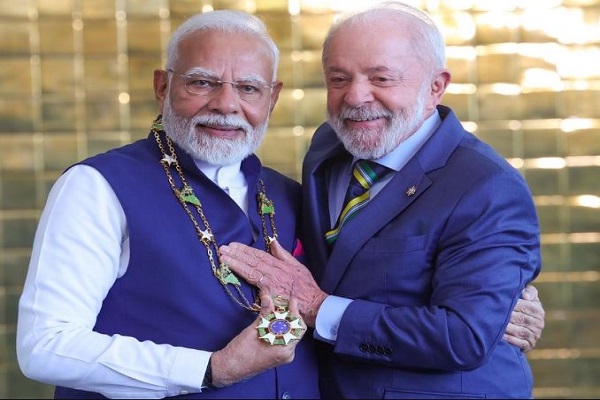 पीएम मोदी ब्राजील के सर्वोच्च सम्मान से सम्मानित, पीएम पद पर रहते 26वां वैश्विक सम्मान