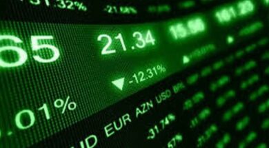 शेयर बाजार में बढ़त