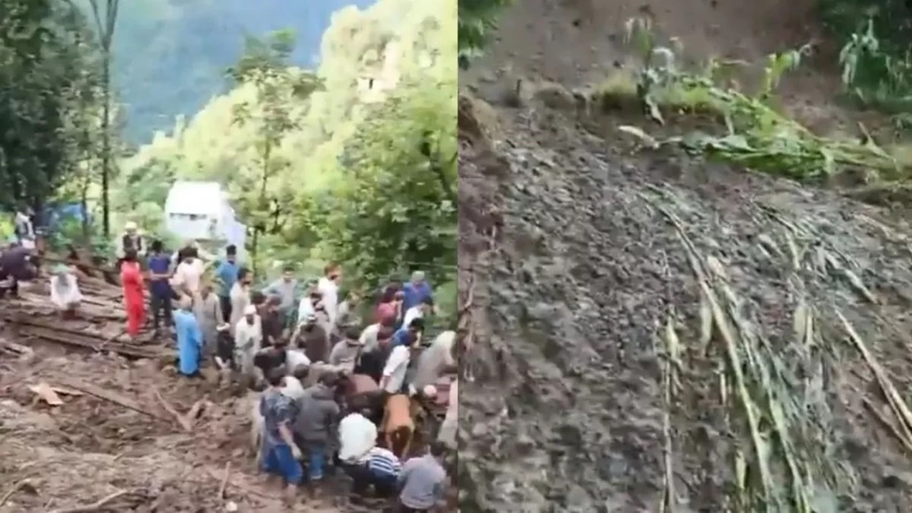 Landslide: जम्मू-कश्मीर में भारी बारिश और भूस्खलन से ढहा मकान, एक ही परिवार के 7 लोगों की मौत