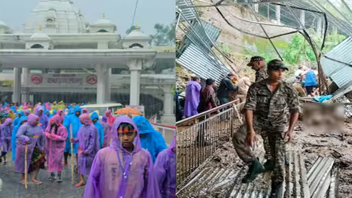 बारिश से जम्मू में तबाही: वैष्णो देवी मार्ग पर भूस्खलन में अबतक 32 लोगों की मौत, कई घायल, यातायात निलंबित