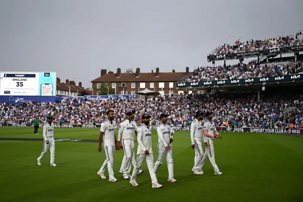 ओवल टेस्ट : खराब मौसम से फैसला अंतिम दिन खिसका, इंग्लैंड जीत से सिर्फ 35 रन दूर, भारत को चाहिए 4 विकेट